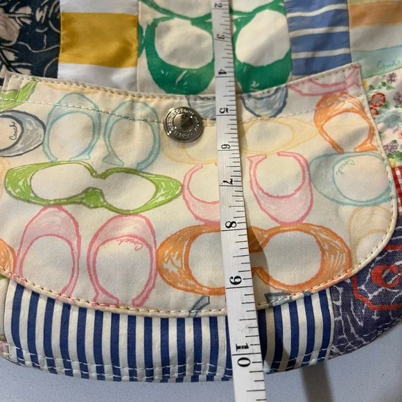 Coach Y2K Hampton Patchwork Multicolor Hobo Bag - Picture 16 of 16